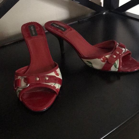 Cherry Mules - Picture 1 of 2